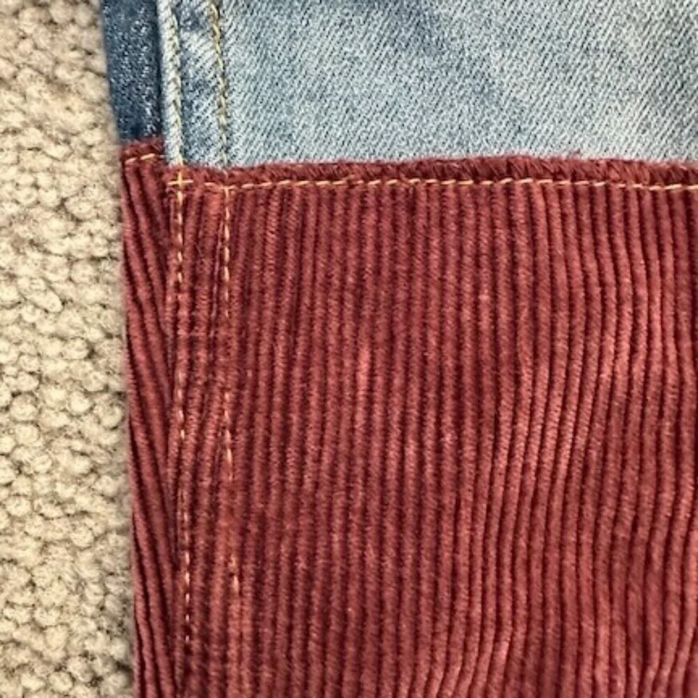 Levi's 511 Patchwork Jeans Professionally Crafted 33 x 32 - Classic 80s Skater